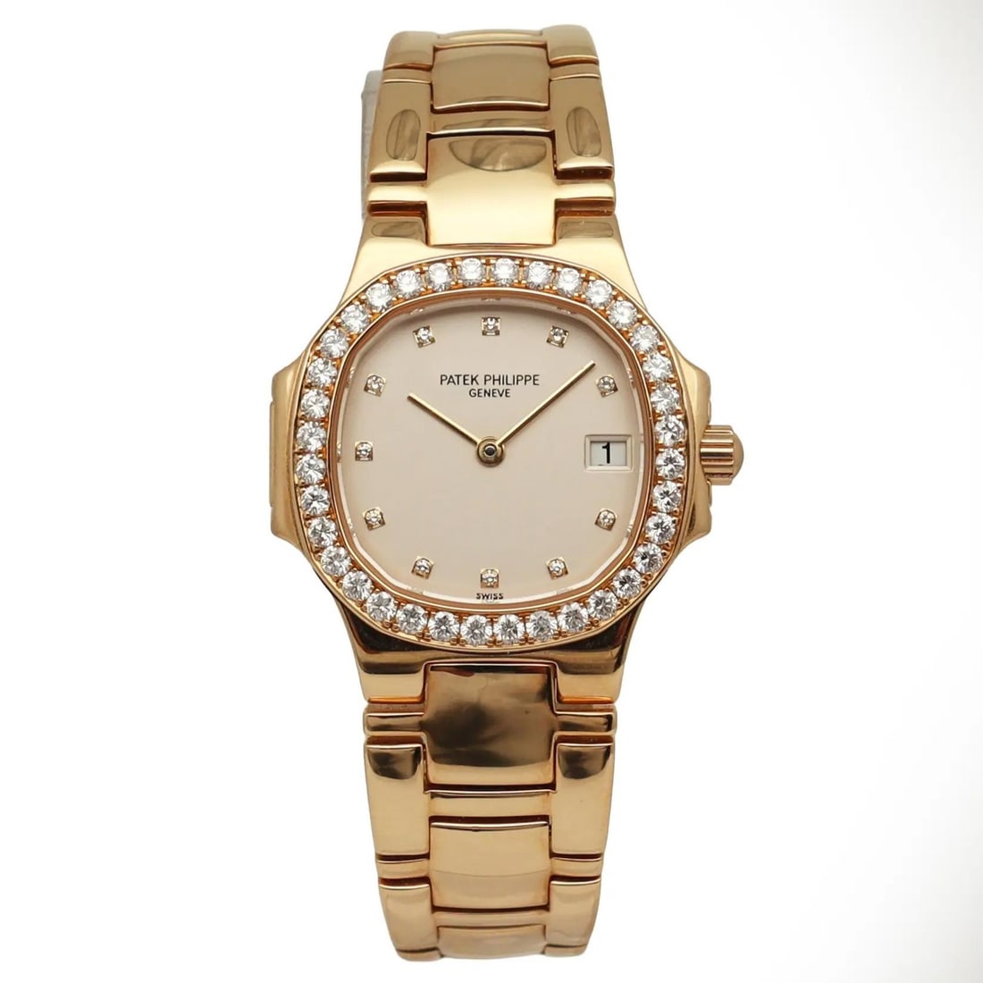 Patek Philippe 4700 530J-001 Nautilus ladies 18k yellow gold wristwatch (1 of 5)