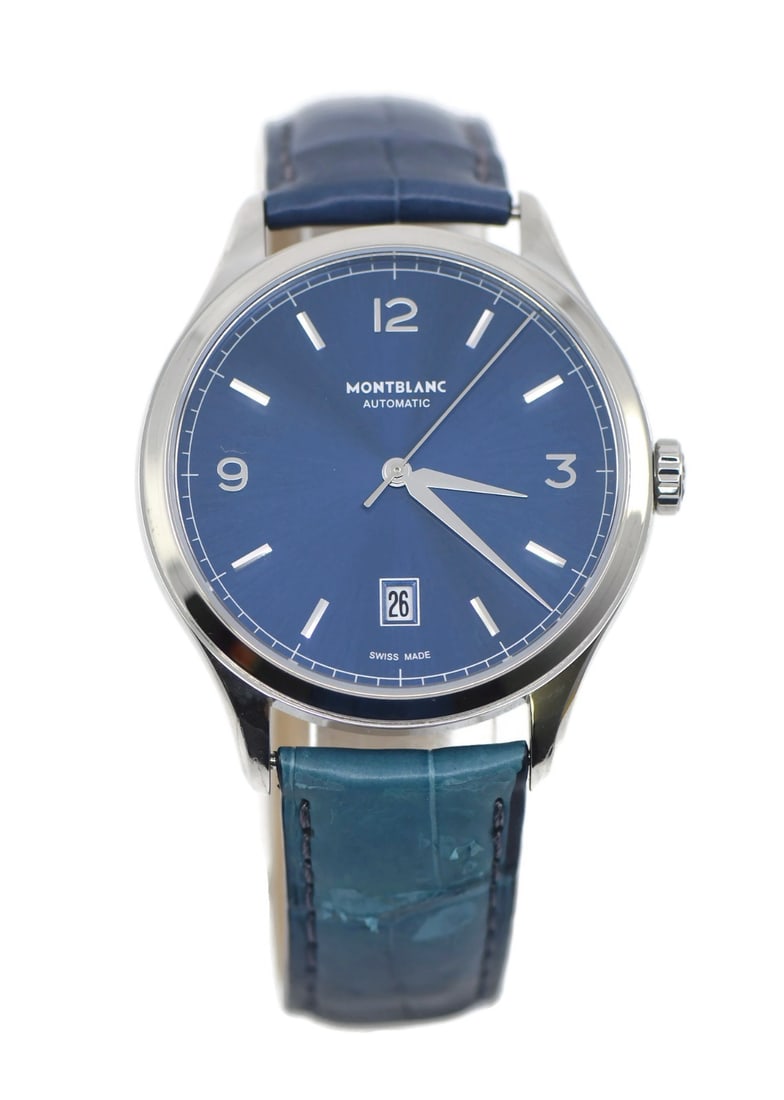 Montblanc Heritage Automatic Stainless Steel Watch 40mm with Box and Papers: Montblanc Heritage Automatic Stainless Steel Watch 40mm with Box and Papers The Montblanc Heritage Stainless Steel Watch 116481 is a sophisticated wristwatch that combines elegance with functionality.