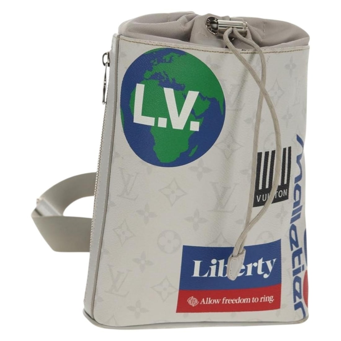 LOUIS VUITTON Monogram White Chalk Sling Bag M44629 Bron (1 of 18)