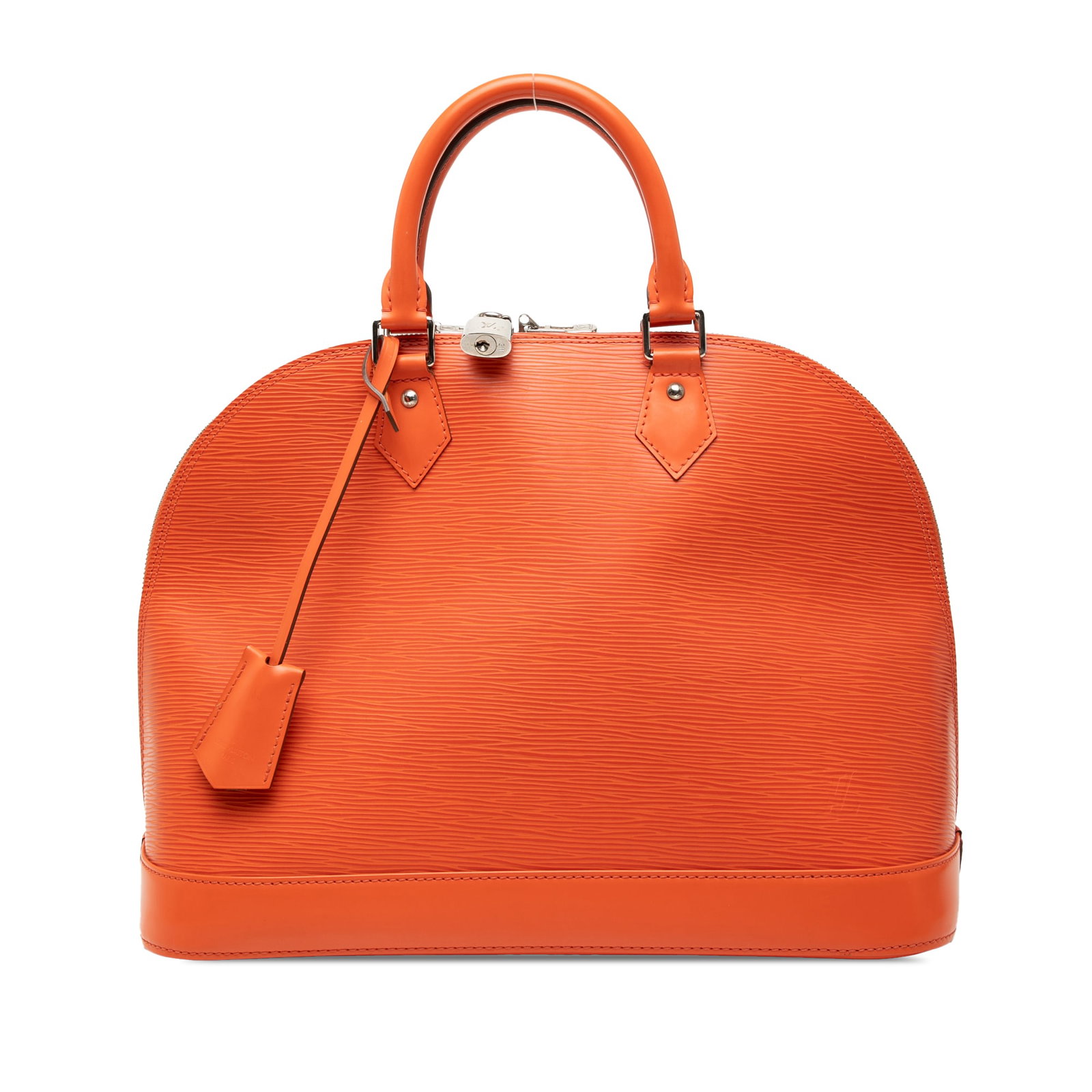 Louis Vuitton Alma MM Epi Leather Orange Bag (1 of 7)