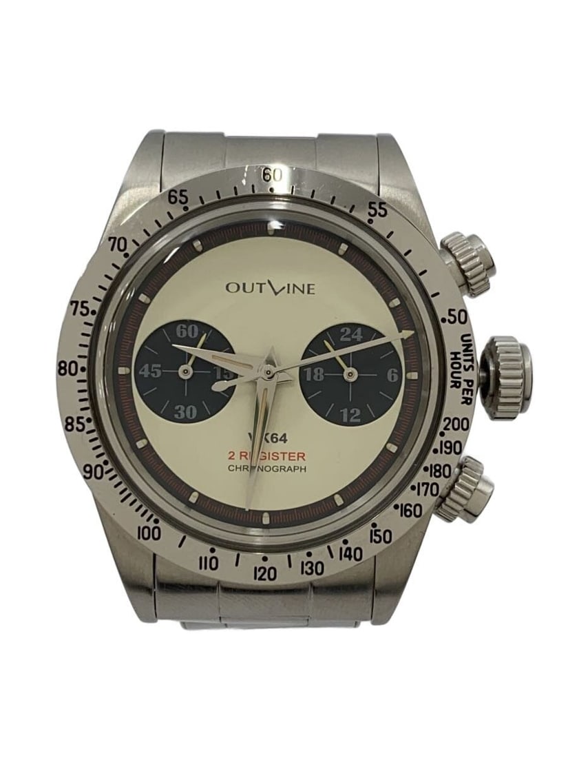 Quartz stainless steel men's wristwatch Outline 2 Register Chroco Series III (1 of 6)