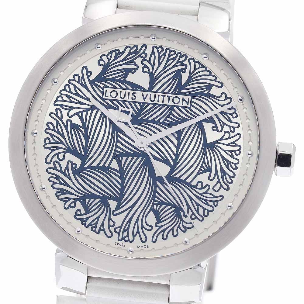 Louis Vuitton Tambour Christopher Nemeth Q1D04 mens quartz wristwatch (1 of 6)