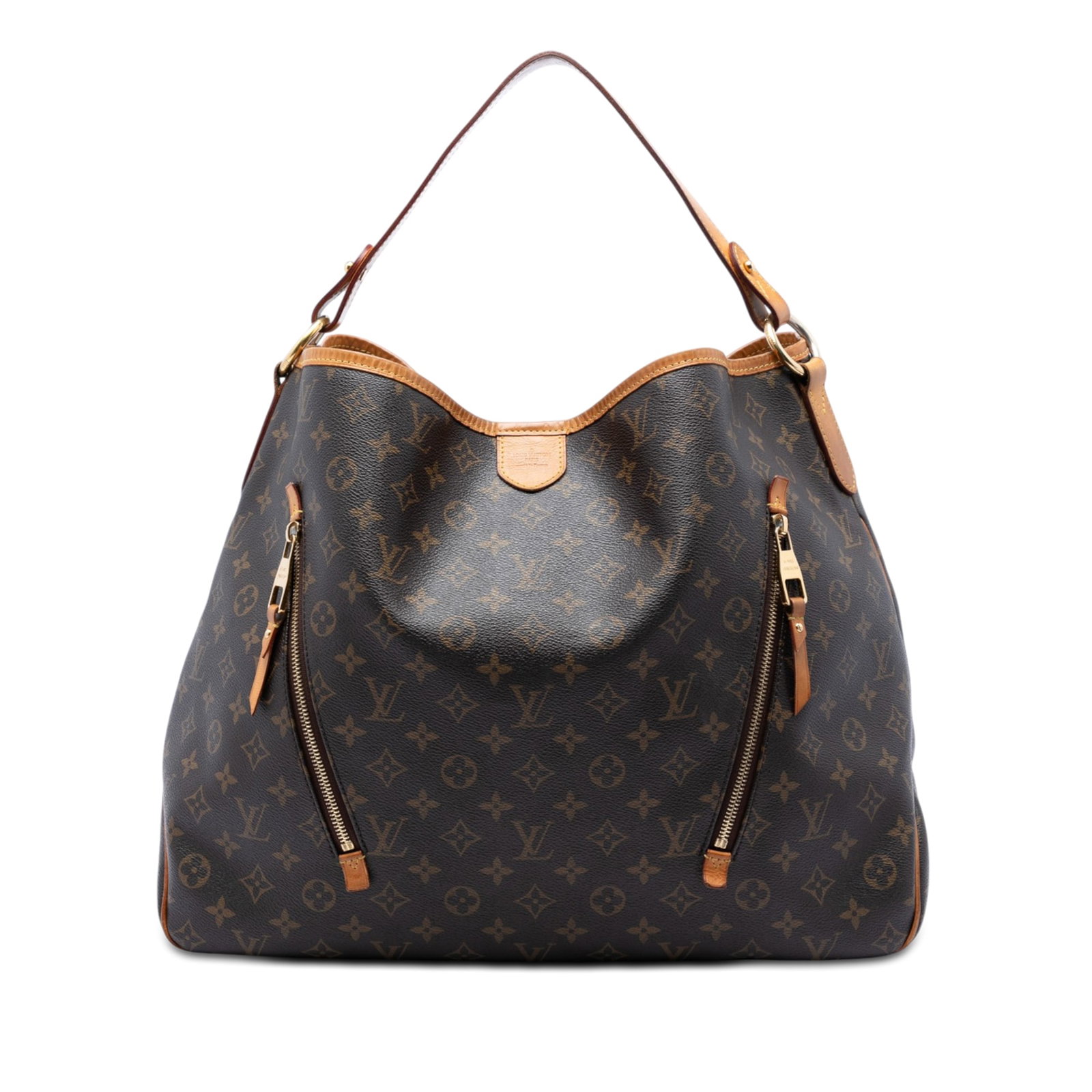 Louis Vuitton Delightful GM Monogram Canvas Shoulder Bag: Louis Vuitton Delightful GM Monogram Canvas Shoulder Bag Louis Vuitton Monogram Delightful GM bag featuring a monogram canvas body with vachetta leather trim and a flat vachetta leather strap. It has 