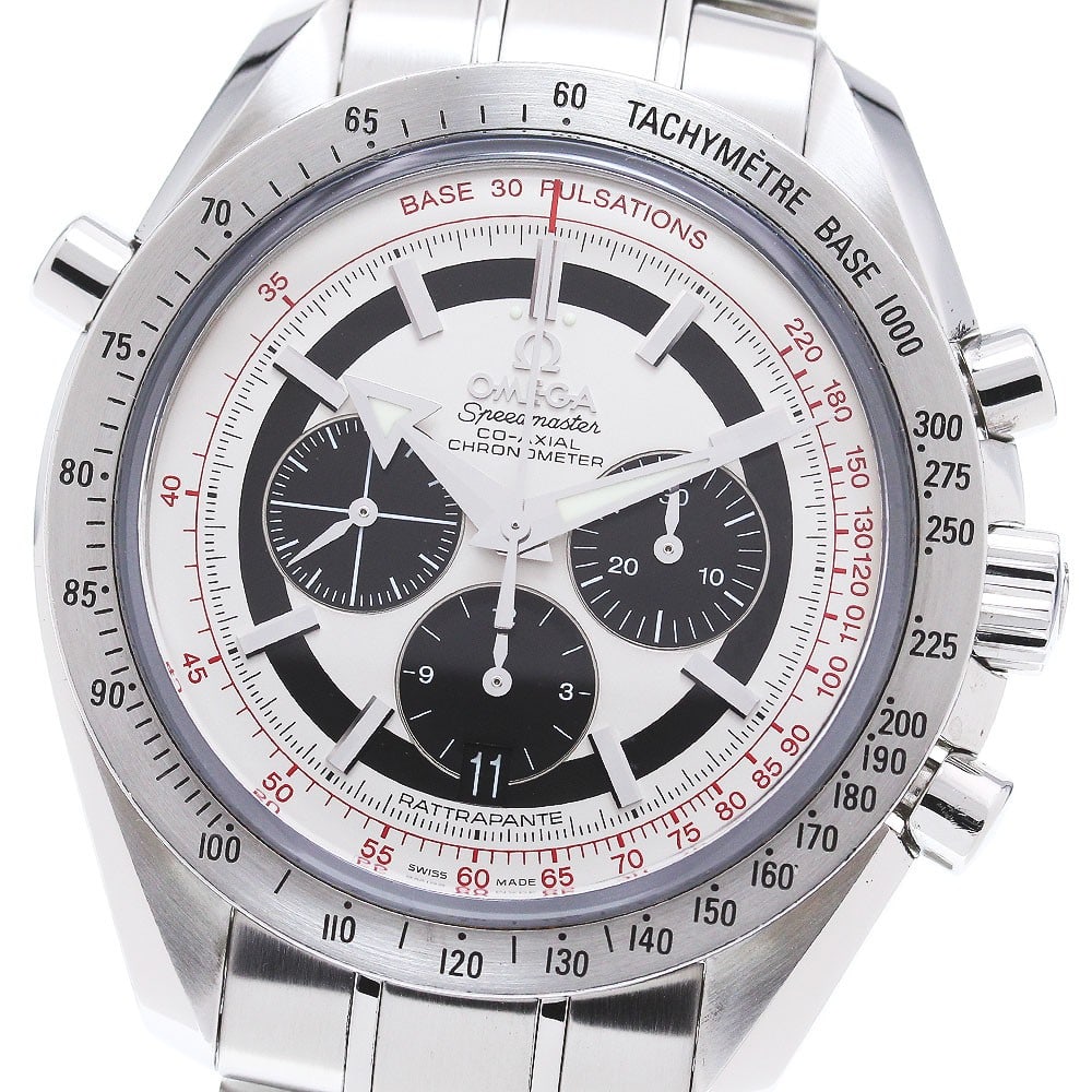 OMEGA Speedmaster Broad Arrow Rattrapante 3582.31 Automatic Chronograph Watch: OMEGA Speedmaster Broad Arrow Rattrapante 3582.31 Automatic Chronograph Watch OMEGA Speedmaster Broad Arrow Rattrapante Chronograph automatic men's wristwatch, reference 3582.31. This pre-owned Swiss-