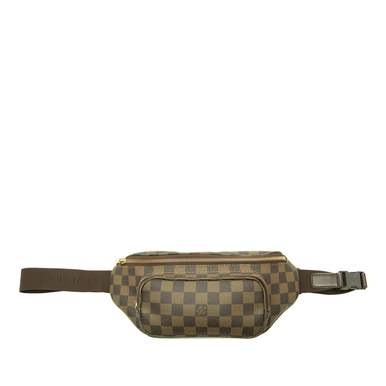 Louis Vuitton Melville Bum Bag Damier Ebene Brown Canvas (1 of 6)