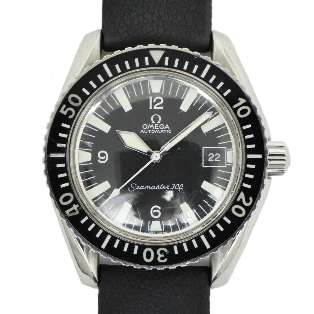 OMEGA ST166.0324 Seamaster 300 mens automatic wristwatch aftermarket strap (1 of 9)