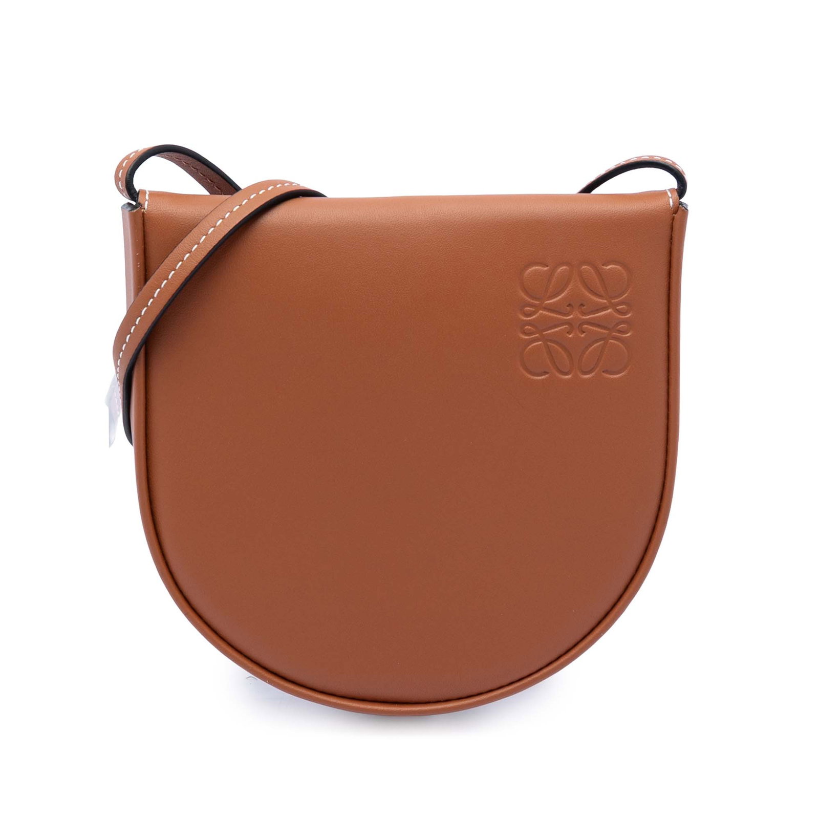 Loewe Heel Pouch Small Brown Calfskin Leather Shoulder Bag (1 of 8)