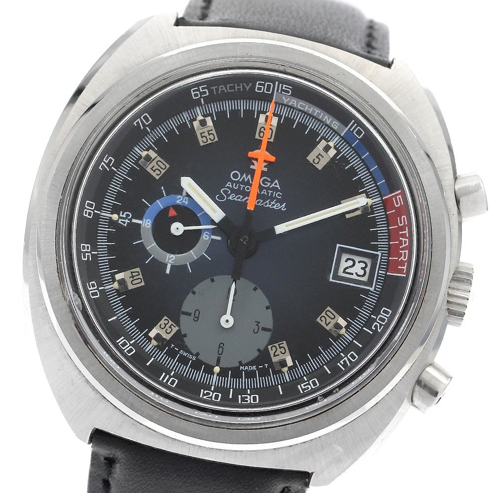 OMEGA Seamaster 176.010 Mens Chronograph Watch Cal 1040: OMEGA Seamaster 176.010 Mens Chronograph Watch Cal 1040 OMEGA Seamaster Chronograph men's wristwatch, reference 176.010, made in Switzerland. It features an automatic movement, stainless steel case, n