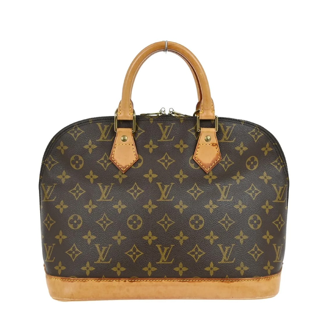 Louis Vuitton Alma Handbag in Brown Monogram Canvas: Louis Vuitton Alma Handbag in Brown Monogram Canvas This Louis Vuitton Alma Handbag features the classic Monogram Canvas design in brown, crafted for women. The bag is made in France and showcases the