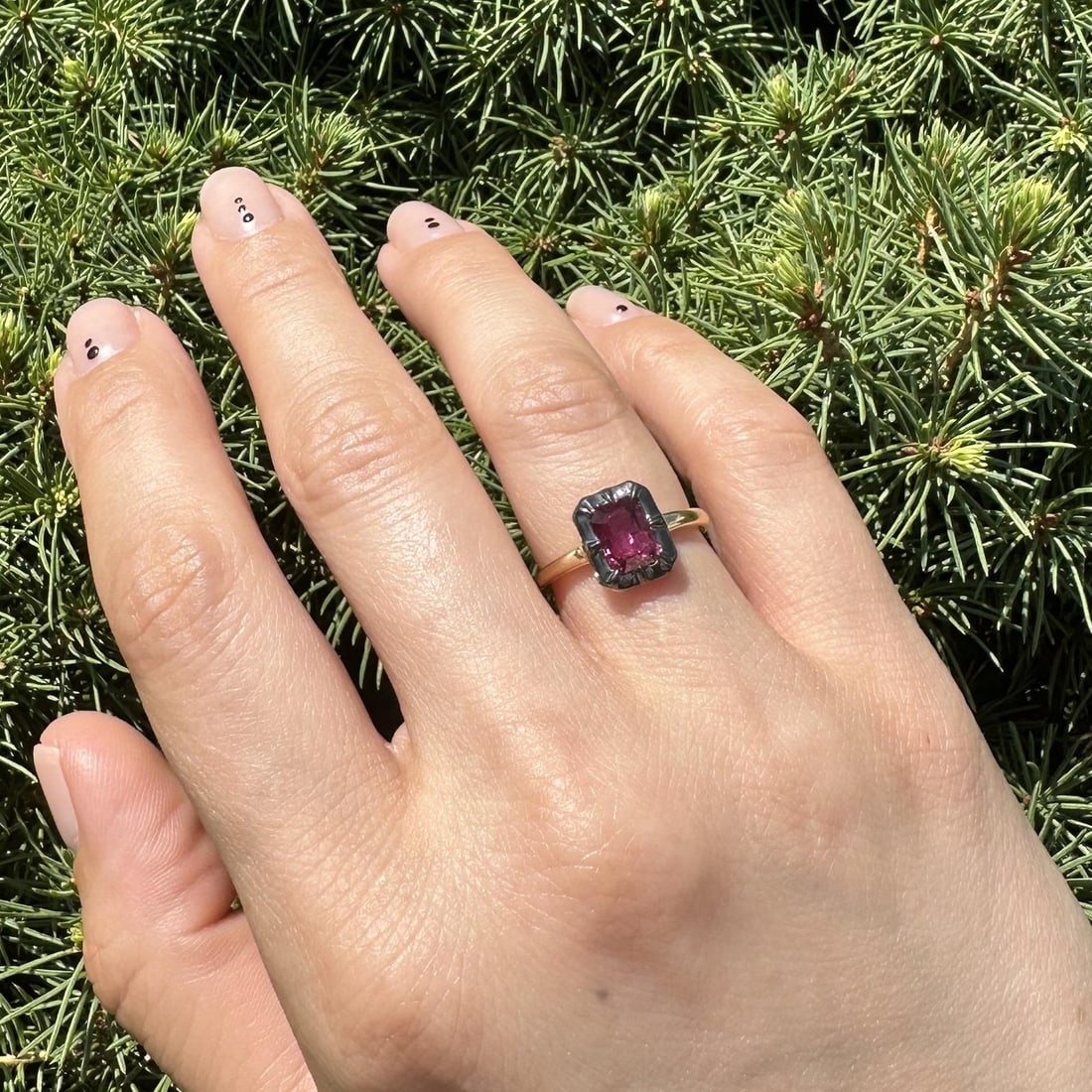 18k Gold Ruby Solitaire Ring GIA Certified 1.53ct Emerald Cut - 11
