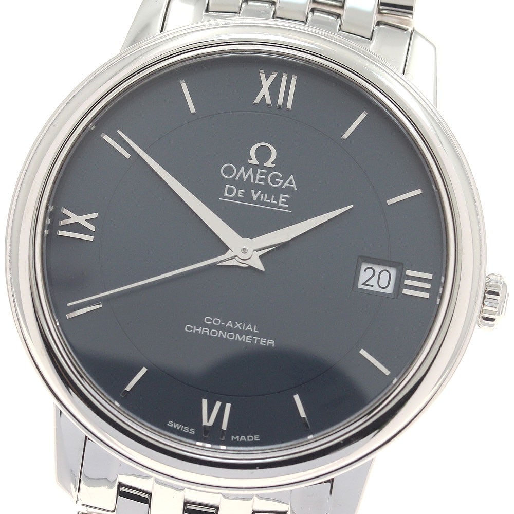 OMEGA De Ville Prestige 424.10.37.20.03.001 men's automatic date watch: OMEGA De Ville Prestige 424.10.37.20.03.001 men's automatic date watch OMEGA De Ville Prestige Date Co-Axial Chronometer men's wristwatch, reference 424.10.37.20.03.001. This pre-owned Swiss-made watc