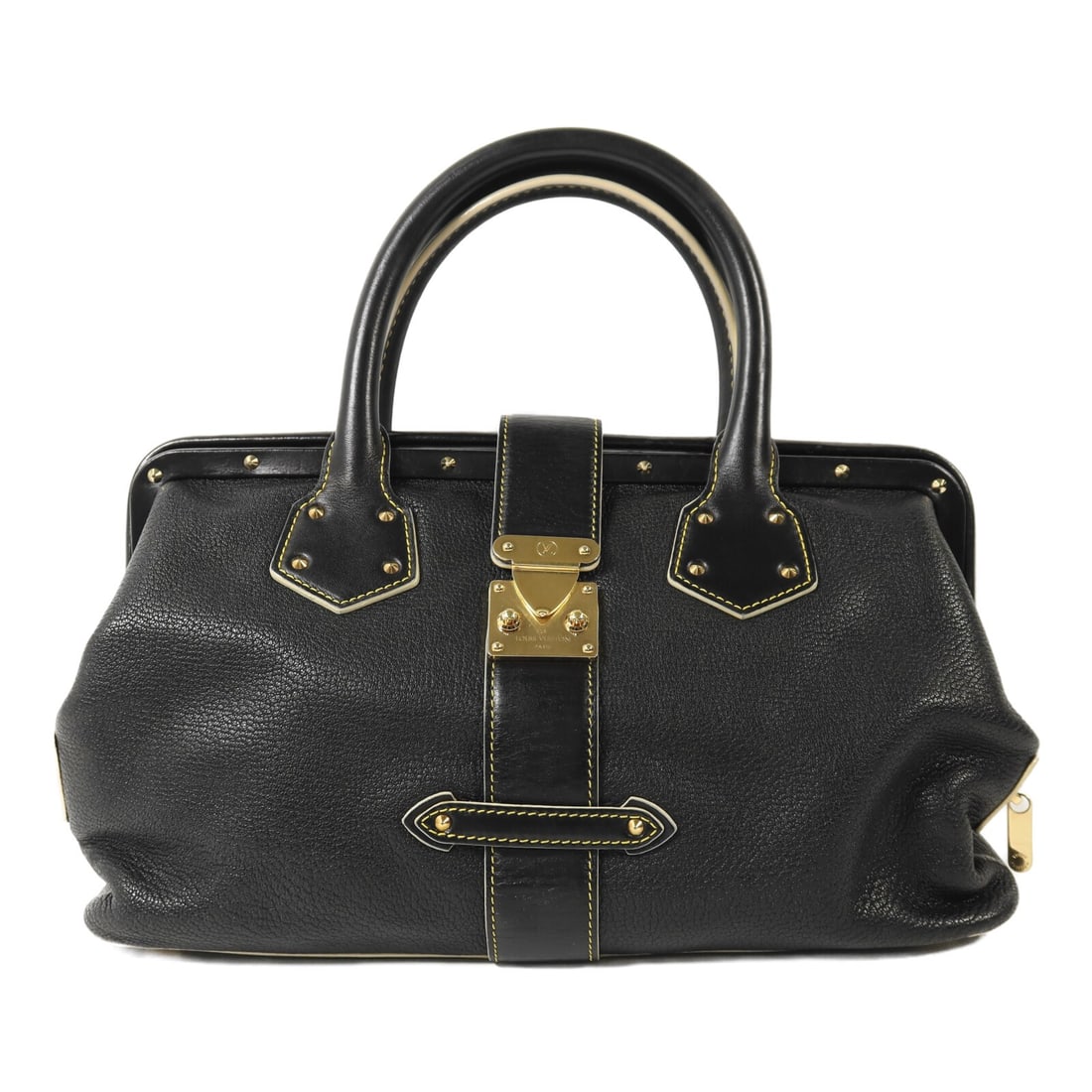 Louis Vuitton Lingenieux PM M91805 Suhali goatskin handbag black (1 of 13)