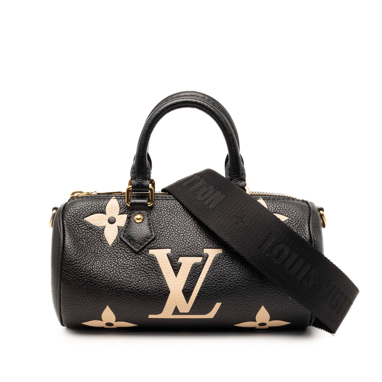 Louis Vuitton Papillon BB bicolor Empreinte leather bag with coin pouch (1 of 7)