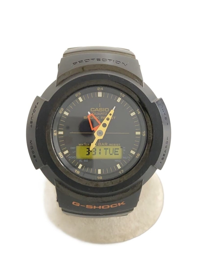 Casio stainless steel G Shock AWM 500UA wristwatch: Casio stainless steel G Shock AWM 500UA wristwatch This CASIO G-SHOCK AWM-500UA men's wristwatch features a durable stainless steel construction in a sleek black color. Designed for everyday wear, it 