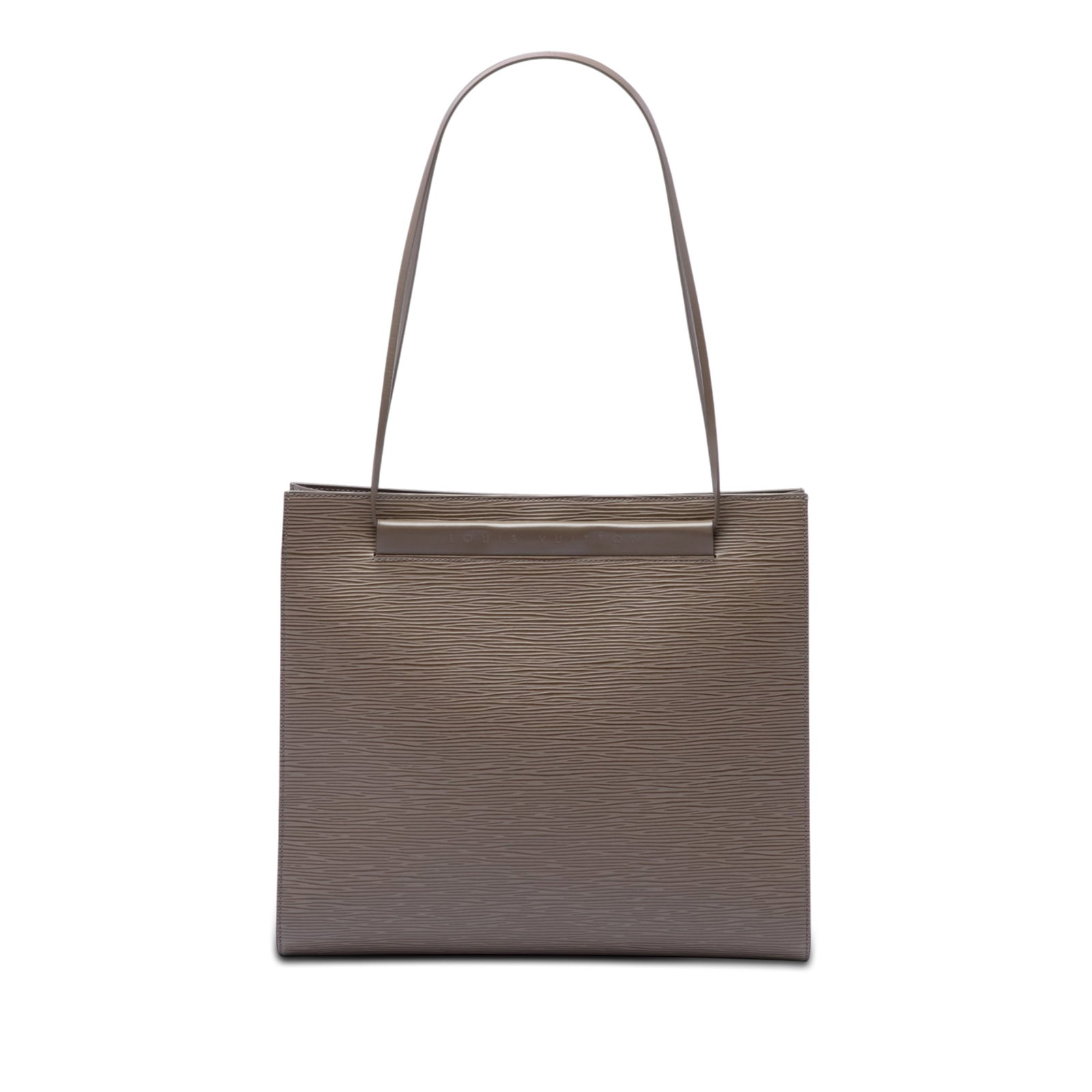 Louis Vuitton Epi Saint Tropez Leather Shoulder Bag Brown: Louis Vuitton Epi Saint Tropez Leather Shoulder Bag Brown Louis Vuitton Epi Saint Tropez bag in brown leather, made in France. It features an epi leather body, flat leather straps, an open top with ma