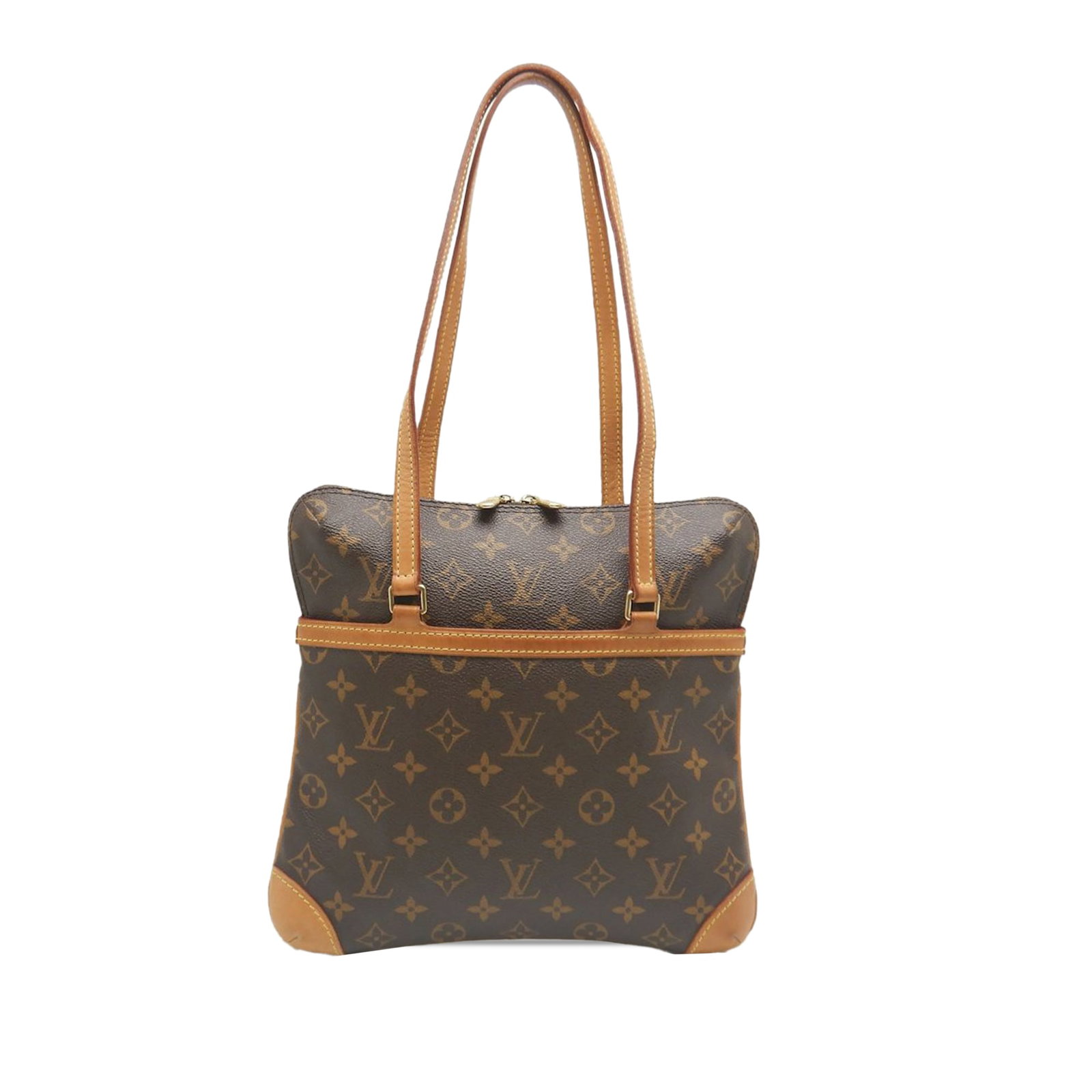 Louis Vuitton Coussin GM monogram canvas shoulder bag: Louis Vuitton Coussin GM monogram canvas shoulder bag The Louis Vuitton Monogram Coussin GM is crafted with a monogram canvas body and vachetta leather trim, complemented by flat vachetta leather stra
