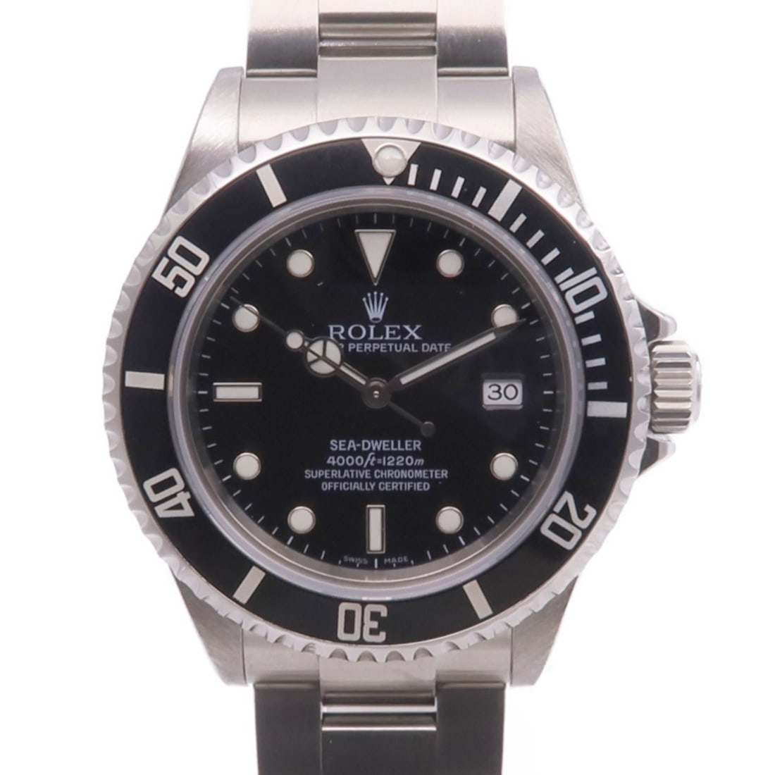 Rolex 16600 Sea-Dweller 4000 stainless steel automatic men's watch (1 of 17)