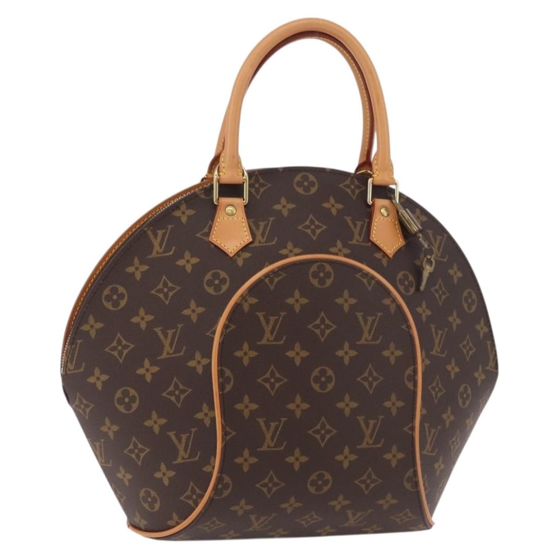Louis Vuitton M51126 Ellipse MM Monogram Canvas Handbag: Louis Vuitton M51126 Ellipse MM Monogram Canvas Handbag Louis Vuitton Ellipse MM hand bag in Monogram Canvas, made in France. It features a Monogram exterior, a handle drop of approximately 10 cm, and