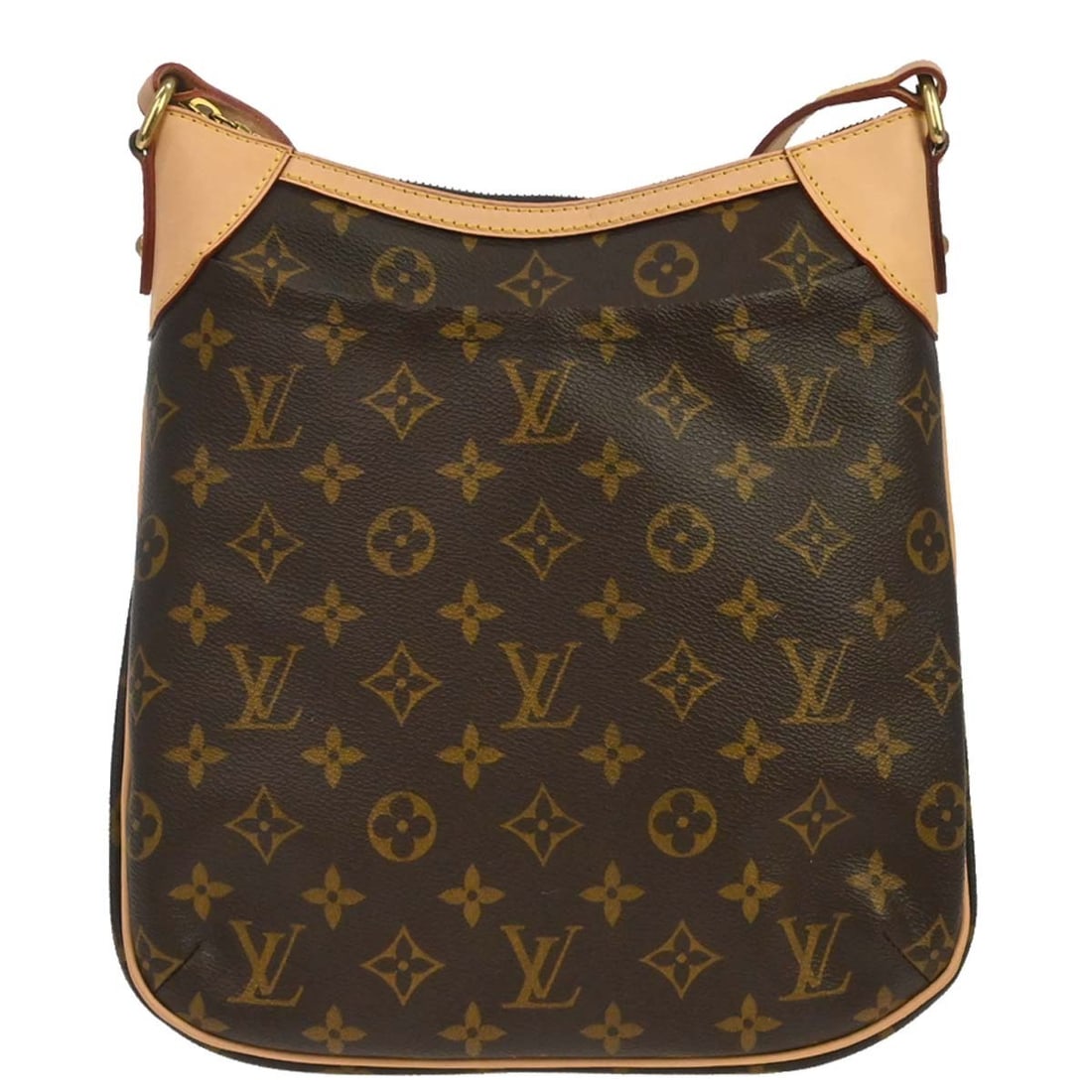 Louis Vuitton Odeon PM Monogram Canvas Crossbody Bag M56390: Louis Vuitton Odeon PM Monogram Canvas Crossbody Bag M56390 Louis Vuitton Odeon PM crossbody shoulder bag in brown Monogram canvas with leather trim and an adjustable strap. This medium bag features a