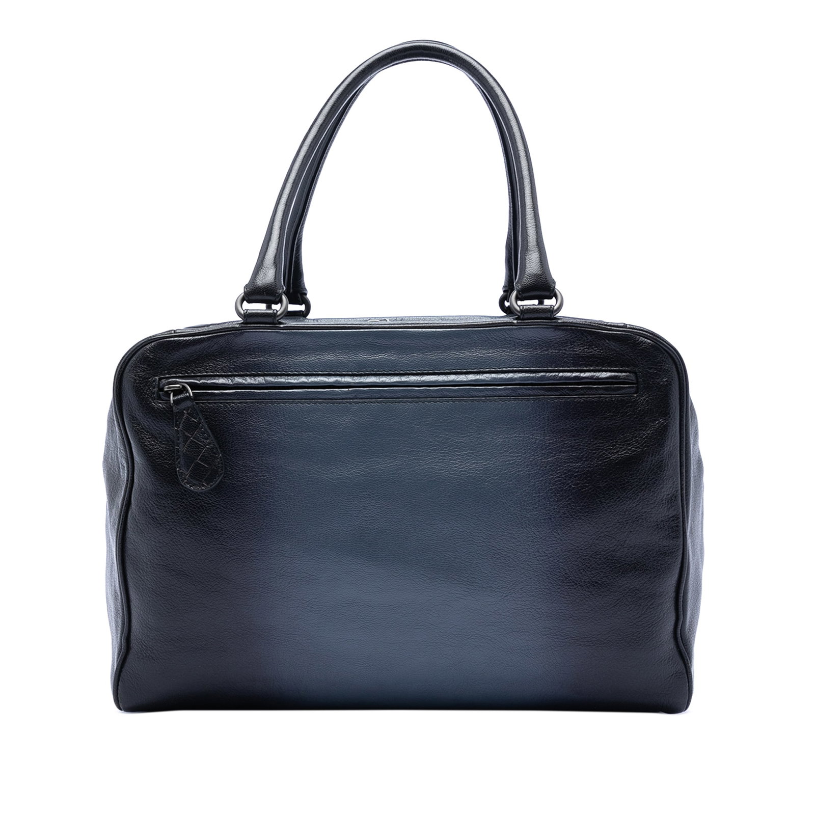 Bottega Veneta Brera Medium Blue Goatskin Madras Sfumato Leather Bag (1 of 7)