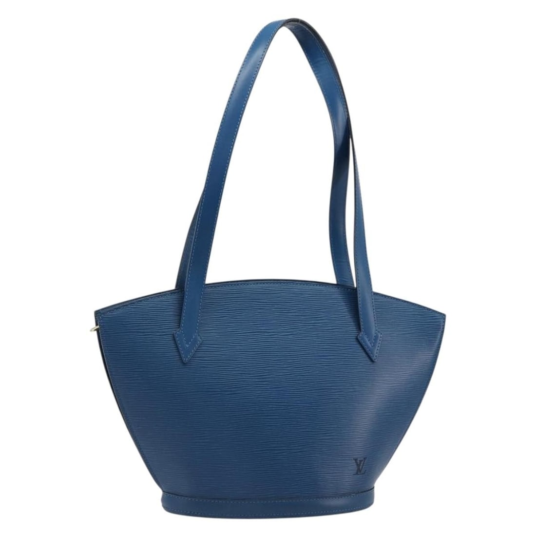 Louis Vuitton M52275 Saint Jacques Epi Leather Blue Shoulder Bag: Louis Vuitton M52275 Saint Jacques Epi Leather Blue Shoulder Bag Louis Vuitton Epi Saint Jacques shopping shoulder bag in blue Epi leather, made in France. It comes with a dust bag and is identified b