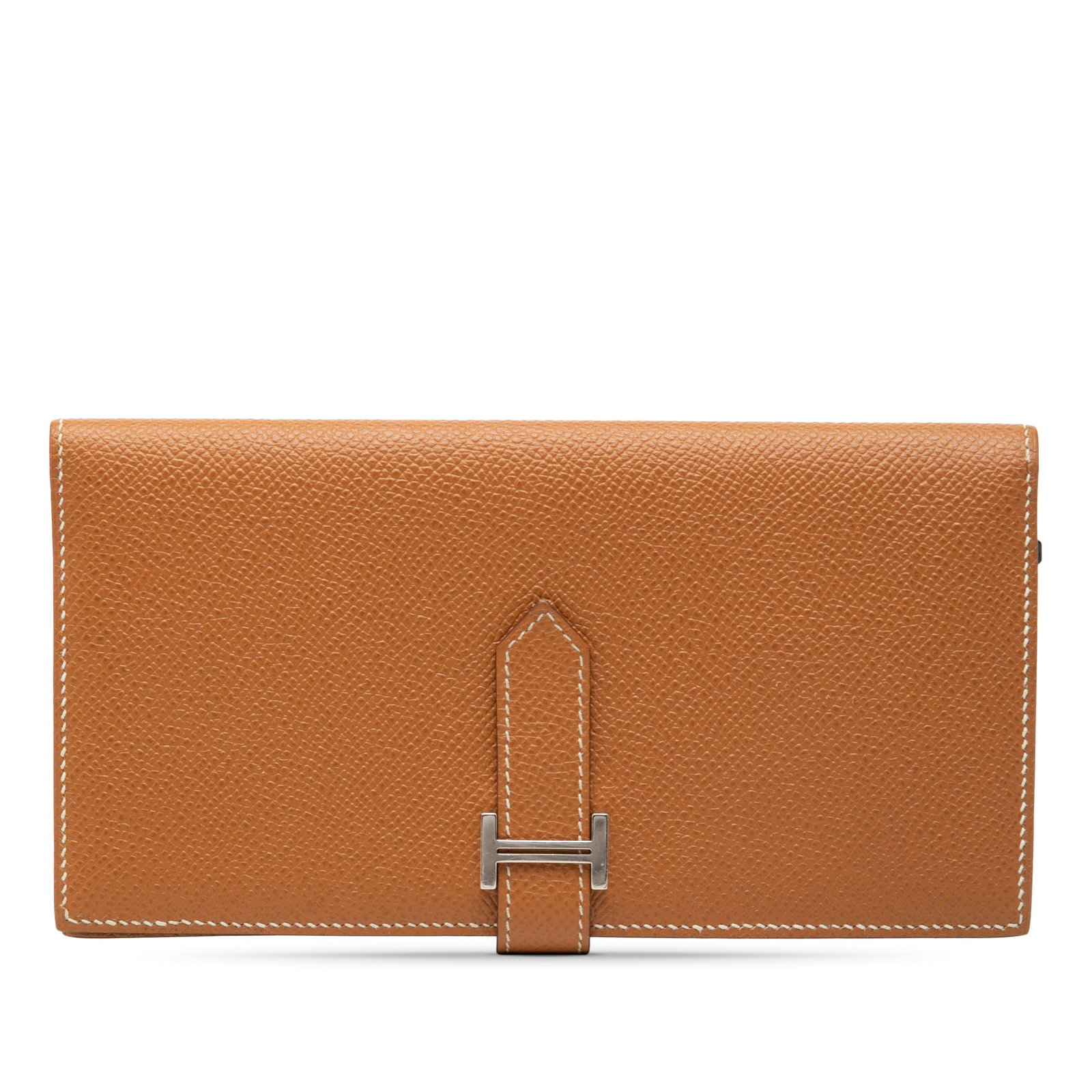 Hermes Bearn Long Wallet in Gold Epsom Leather (1 of 8)