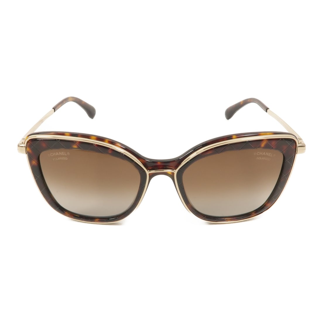 Brown PVC Metal Sunglasses CHANEL CC 4238-A (1 of 8)