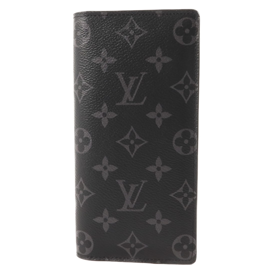 Louis Vuitton Brazza M61697 long bifold wallet Monogram Eclipse black: Louis Vuitton Brazza M61697 long bifold wallet Monogram Eclipse black Louis Vuitton Brazza long bifold wallet, model M61697, in Monogram Eclipse and black. It is made from Monogram eclipse and PVC coa