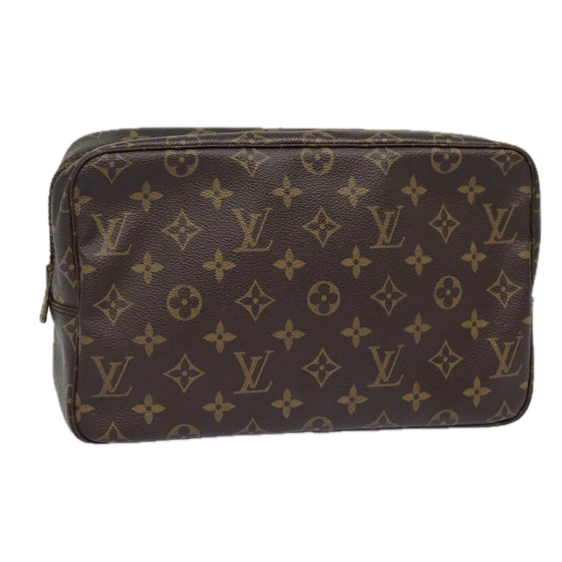 Louis Vuitton M47522 Trousse Toilette 28 Monogram Canvas Clutch: Louis Vuitton M47522 Trousse Toilette 28 Monogram Canvas Clutch Louis Vuitton Monogram Trousse Toilette 28 clutch bag in Monogram Canvas, made in France. The bag measures approximately 28 cm wide, 16 