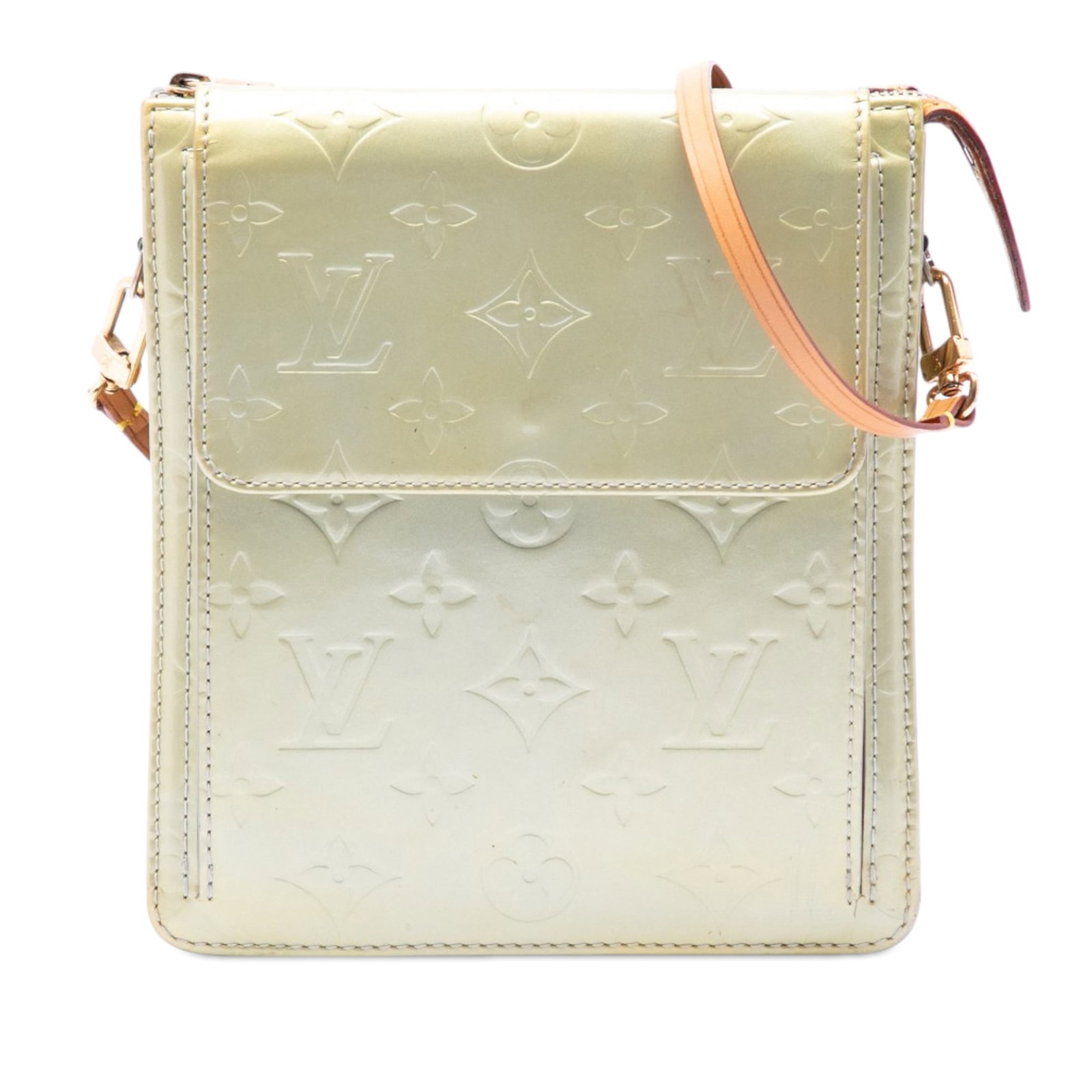 Louis Vuitton Mott Monogram Vernis Mat Leather Pochette (1 of 6)