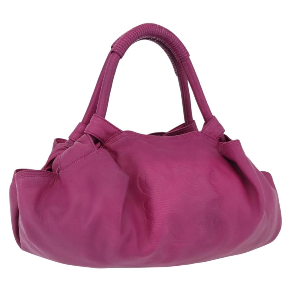 LOEWE Nappa Aire Pink Leather Handbag Gold Tone Hardware: LOEWE Nappa Aire Pink Leather Handbag Gold Tone Hardware LOEWE Nappa Aire hand bag in pink leather with gold tone exterior details. Made in Spain, this women's handbag measures approximately 25-35 cm 