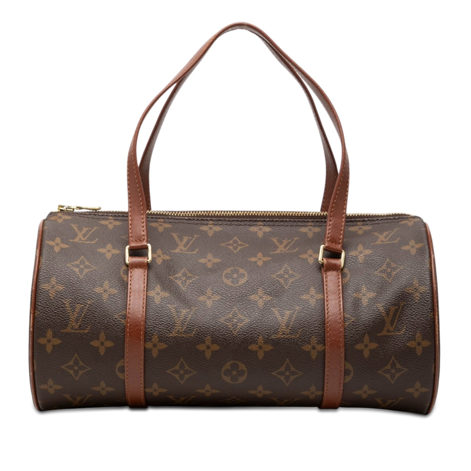 Louis Vuitton Papillon 30 Monogram Canvas Handbag: Louis Vuitton Papillon 30 Monogram Canvas Handbag Louis Vuitton Monogram Papillon 30 handbag with a monogram canvas body, flat leather handles, and a top zip closure. Made in France. Condition B+ with