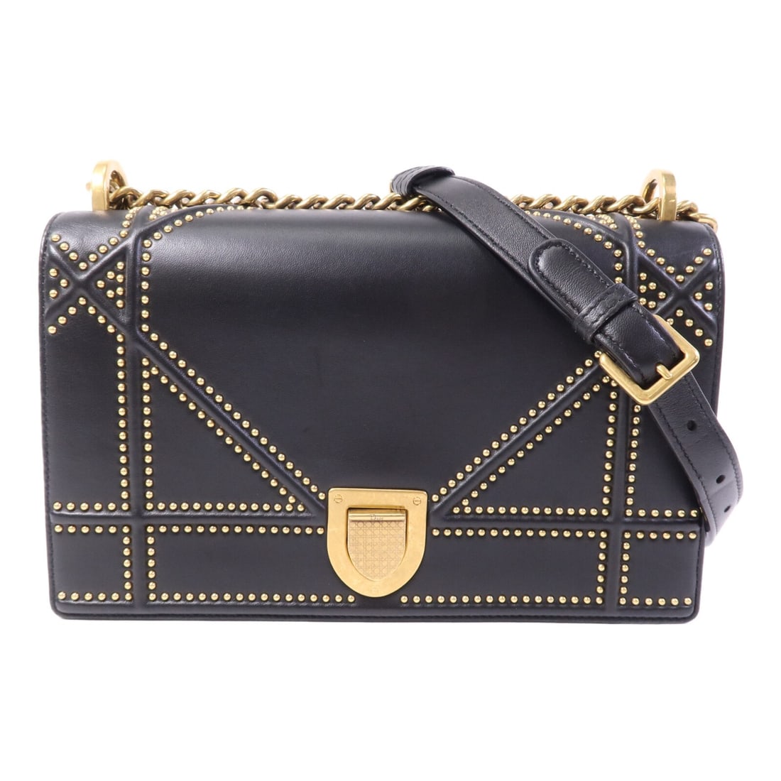 Dior Diorama Shoulder Bag M0422CNOE Black Calfskin with CD GHW (1 of 18)
