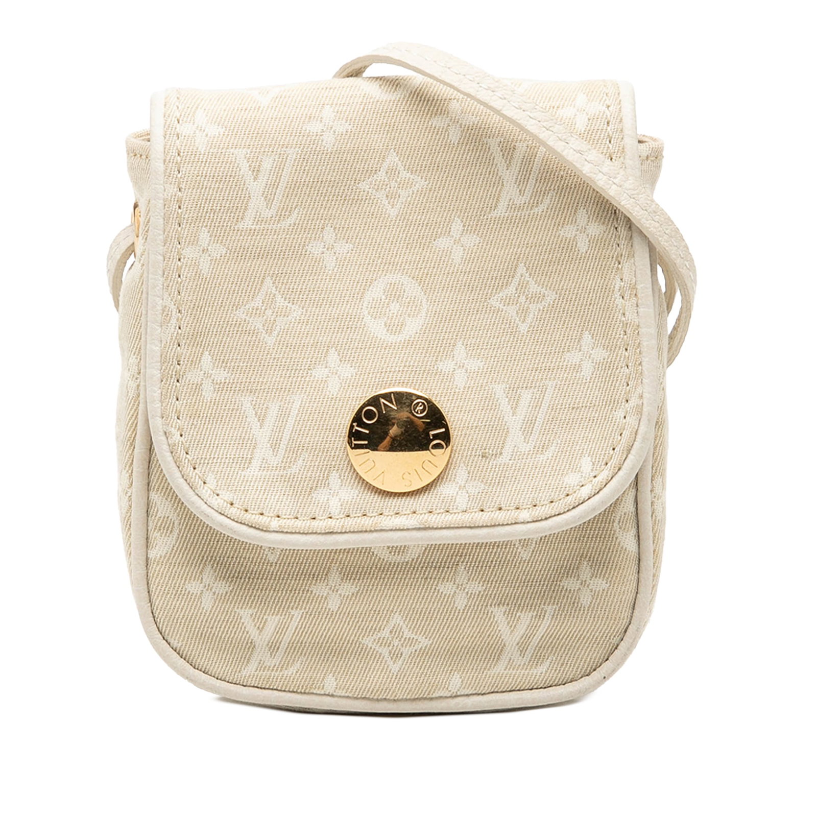 Louis Vuitton Pochette Cancun Monogram Mini Lin Shoulder Bag: Louis Vuitton Pochette Cancun Monogram Mini Lin Shoulder Bag Louis Vuitton Monogram Mini Lin Pochette Cancun in beige fabric with a monogram mini lin canvas body, flat leather strap, and top flap with