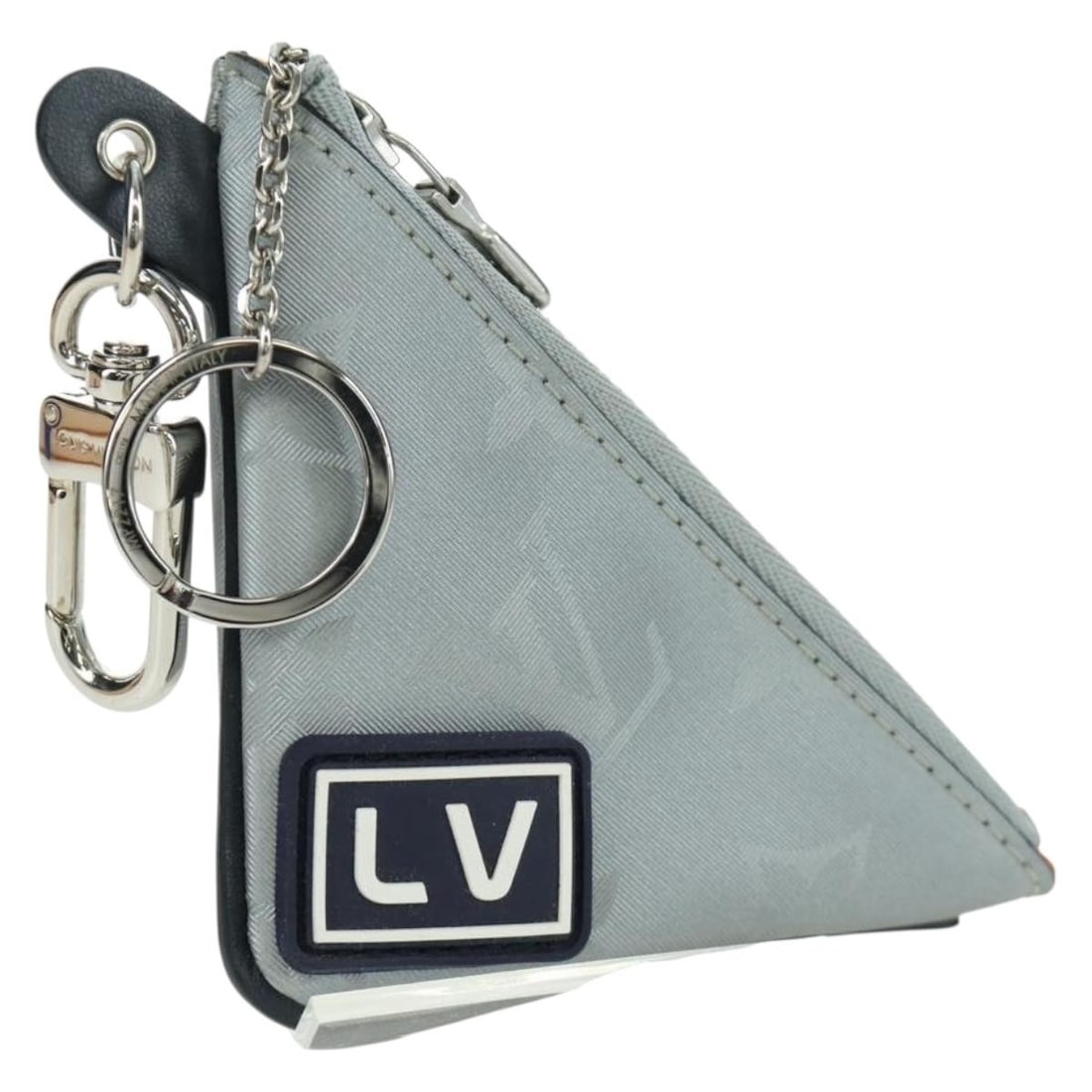 Louis Vuitton MP2217 Monogram Canvas Key Charm Silver Tone (1 of 18)