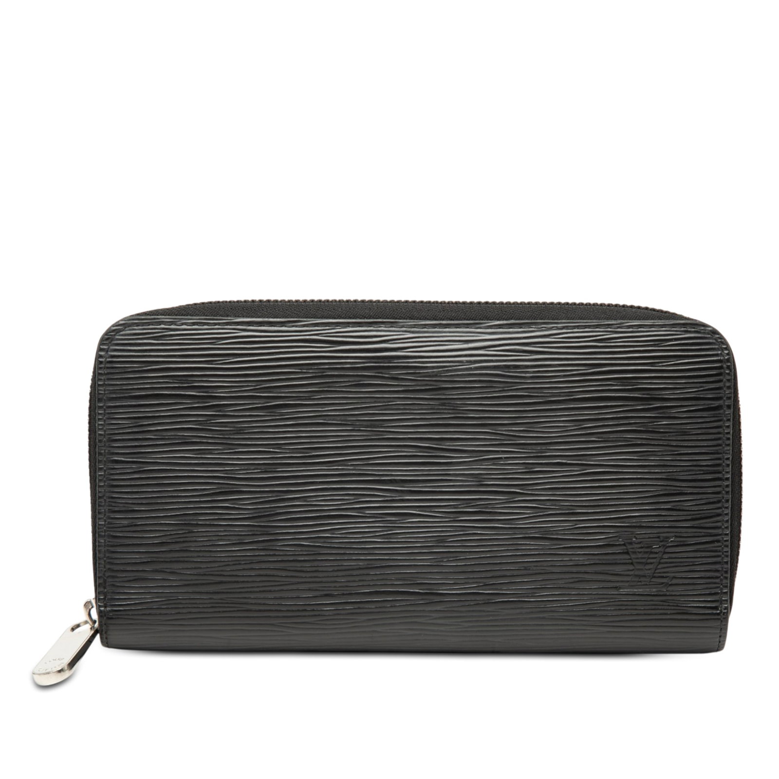 Louis Vuitton Epi Leather Zip Around Long Wallet Black: Louis Vuitton Epi Leather Zip Around Long Wallet Black Louis Vuitton Epi Zippy Long Wallet in black leather with a zip-around closure. The interior includes zip and slip compartments for organized sto