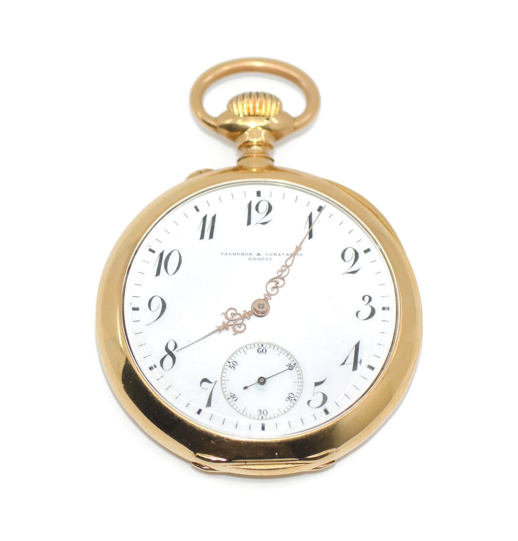 18K Rose Gold Mechanical Pocket Watch by Vacheron Constantin 52mm (1 of 5)