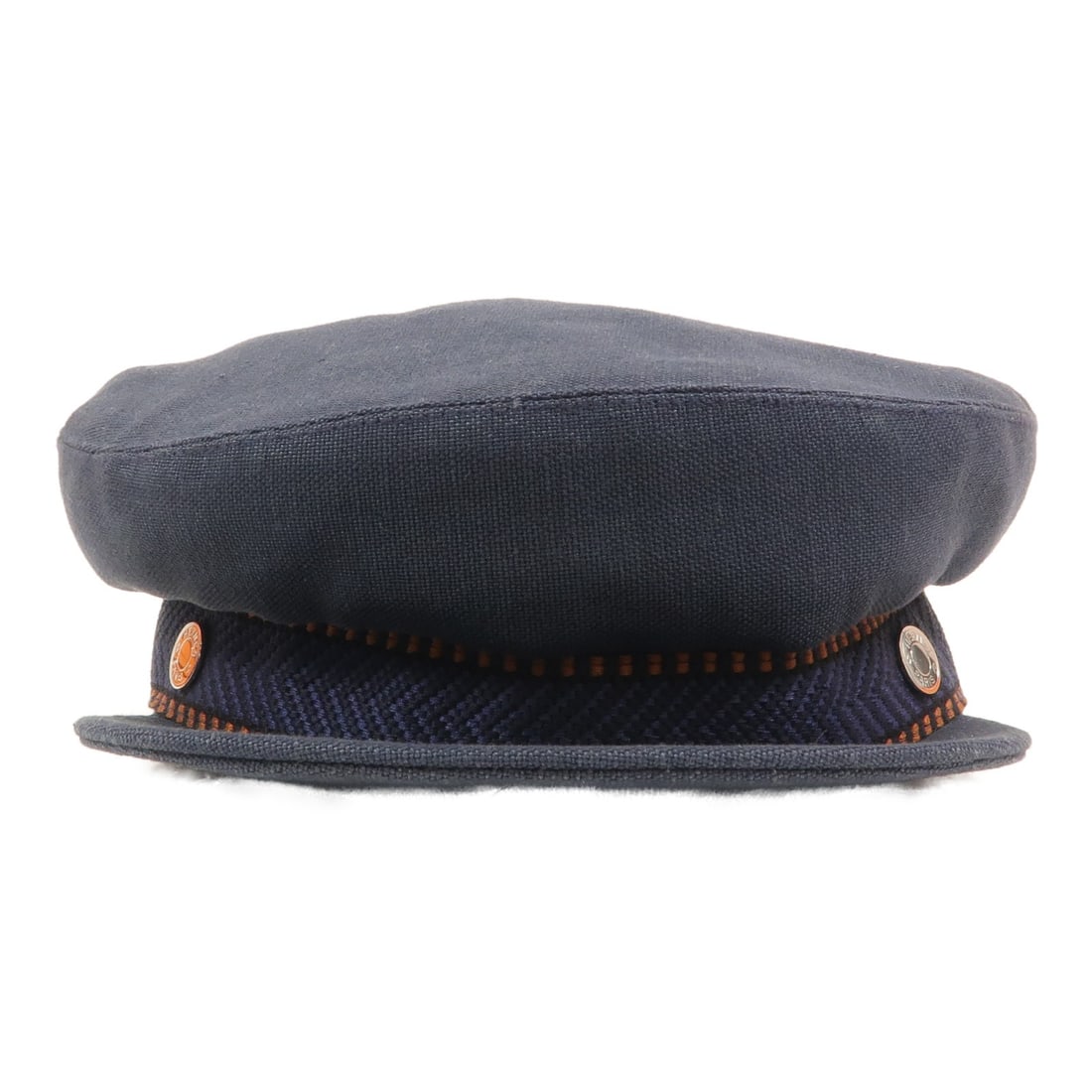 Canvas Hat in Navy Hermes Size 58: Canvas Hat in Navy Hermes Size 58 A HERMES canvas hat in navy, presented in very good AB condition. The item is size 58, with a maximum width of 61 cm (24.0 in). Accessories are not included. Specific