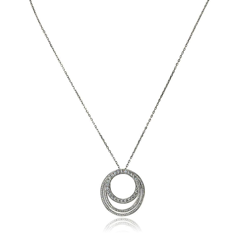 Cartier 18K White Gold Diamond Etincelle Pendant with Certificate (1 of 3)