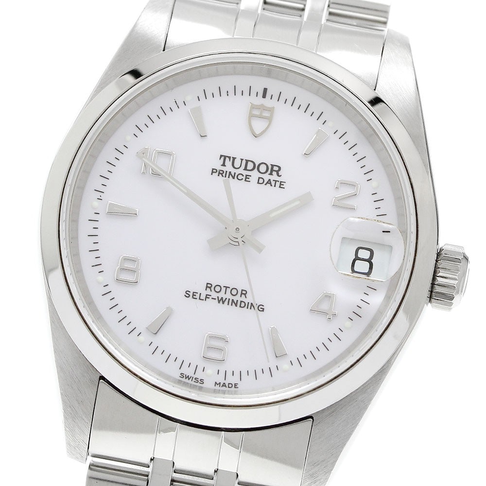 TUDOR Prince Date Ref 72000 Automatic Stainless Steel Wristwatch: TUDOR Prince Date Ref 72000 Automatic Stainless Steel Wristwatch TUDOR Prince Date automatic wristwatch, reference 72000, made in Switzerland. This pre-owned unisex watch features a stainless steel ca