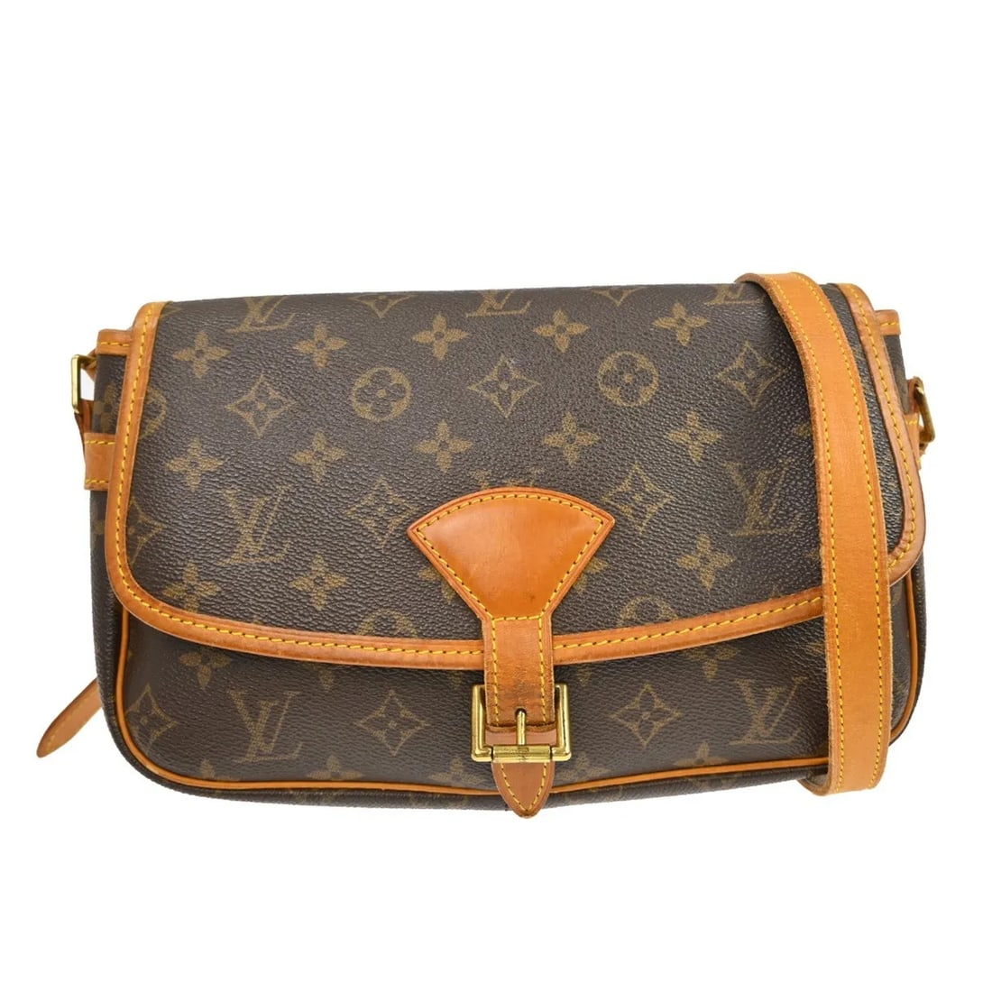 Louis Vuitton Sologne Brown Canvas Handbag: Louis Vuitton Sologne Brown Canvas Handbag This Louis Vuitton Sologne Handbag features the iconic Monogram Canvas in a classic brown color. Designed for women, it offers a spacious interior and is cra