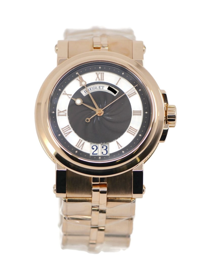 Breguet Marine 18K Rose Gold Watch 5817BR with Box and Papers: Breguet Marine 18K Rose Gold Watch 5817BR with Box and Papers Discover the elegance of the Breguet Marine 18K Rose Gold Watch, a stunning wristwatch designed for the discerning wearer. This timepiece 