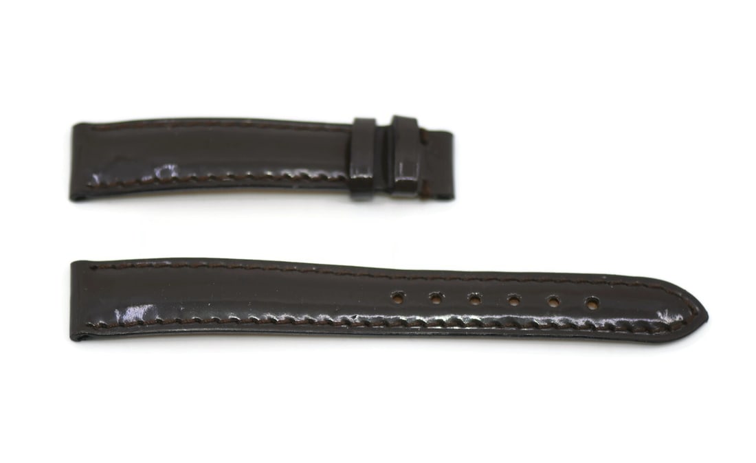 Van Der Bauwede 14mm Brown Leather Two-Piece Watch Strap Authentic (1 of 2)