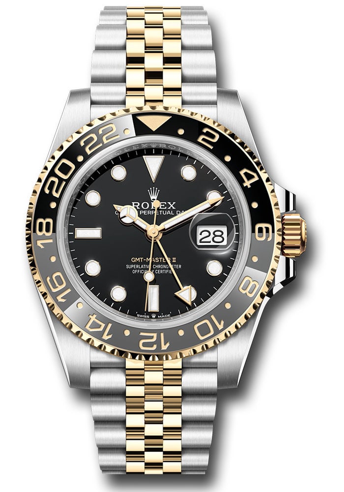 Rolex GMT-Master II Jubilee Black Dial Ref 126713GRNR Green Card 2025: Rolex GMT-Master II Jubilee Black Dial Ref 126713GRNR Green Card 2025 This Rolex GMT-Master II features a black dial and a rotating bezel, paired with a Jubilee bracelet for a classic look. The watch 