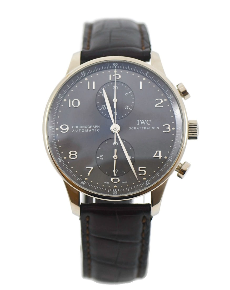 IWC Portuguese Chronograph 18K White Gold IW371431 (1 of 5)
