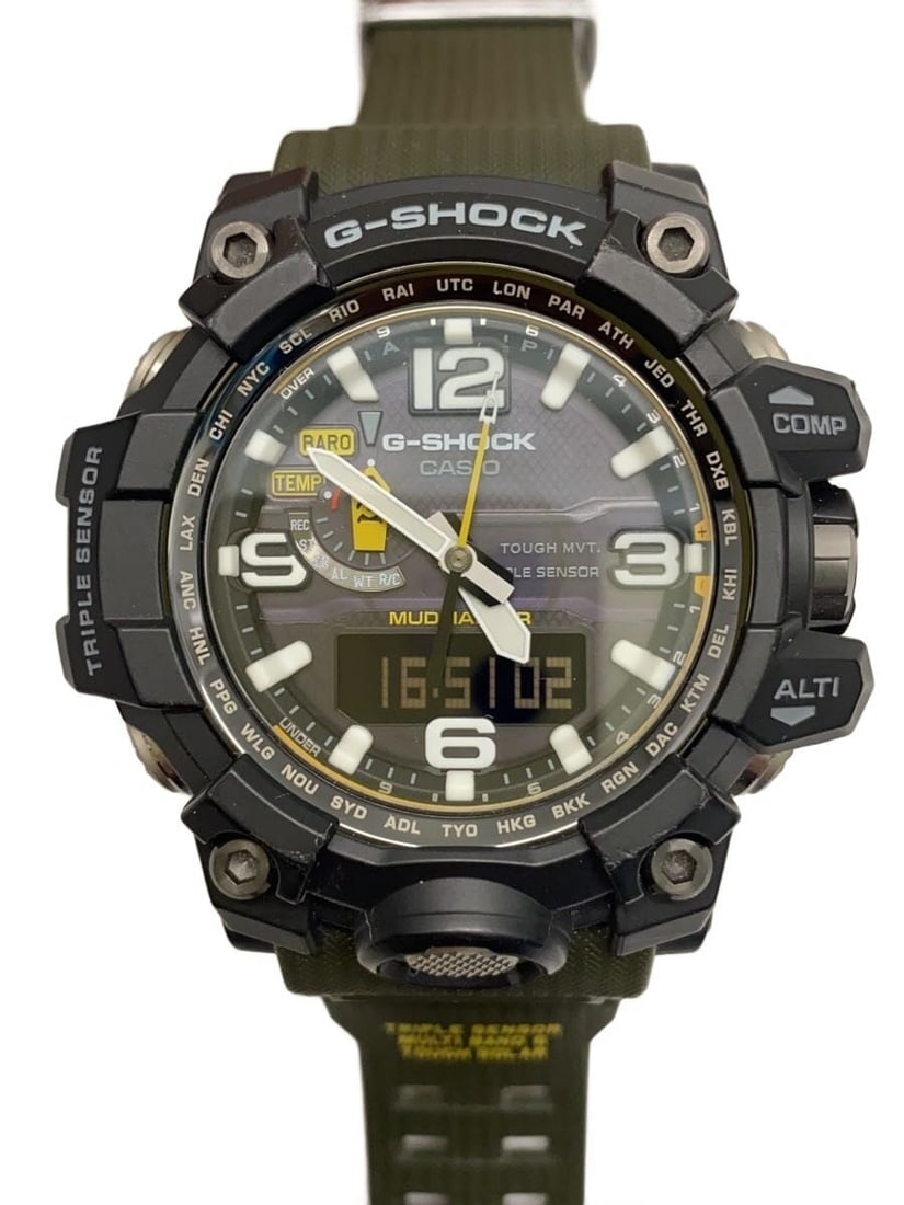 Casio G Shock Mudmaster GWG 1000 1A3JF Solar Radio Watch: Casio G Shock Mudmaster GWG 1000 1A3JF Solar Radio Watch This CASIO G-SHOCK Mudmaster GWG-1000-1A3JF men's wristwatch features a durable black design and is equipped with radio-controlled timekeeping 