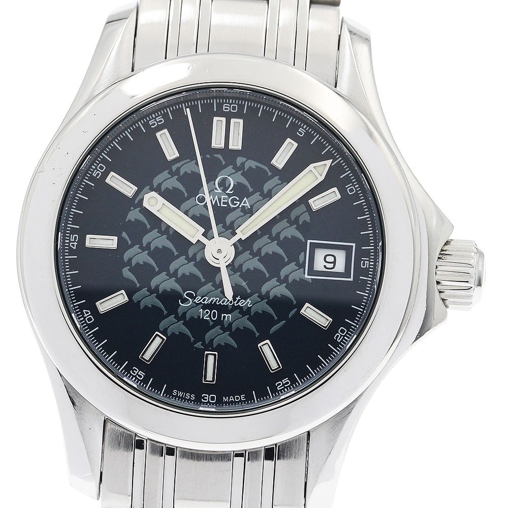 Omega Seamaster 120 Jacques Mayol 2002 Quartz Ladies Date Watch: Omega Seamaster 120 Jacques Mayol 2002 Quartz Ladies Date Watch This Omega Seamaster 120 Jacques Mayol 2002 is a limited edition women's wristwatch, with only 1,500 pieces produced. Featuring a blue d