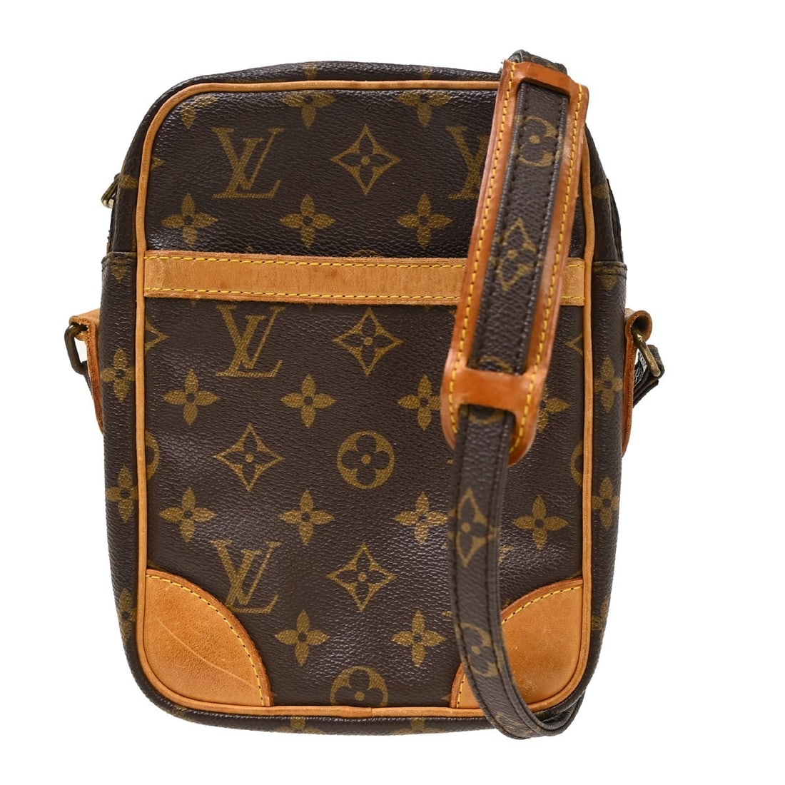 Louis Vuitton Danube Monogram Crossbody Bag M45266 Brown