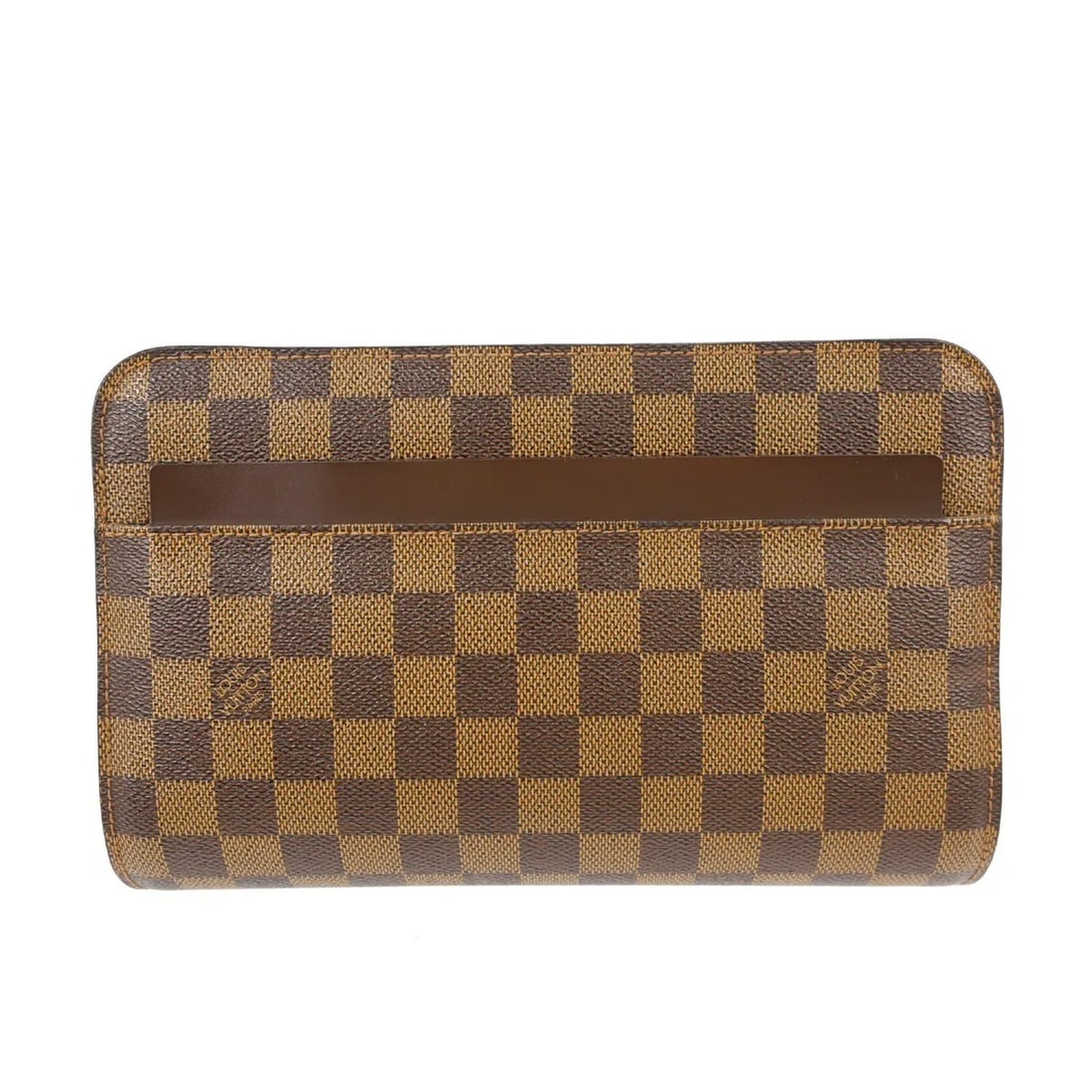 Louis Vuitton Pochette Saint Louis Brown Canvas Clutch (1 of 12)