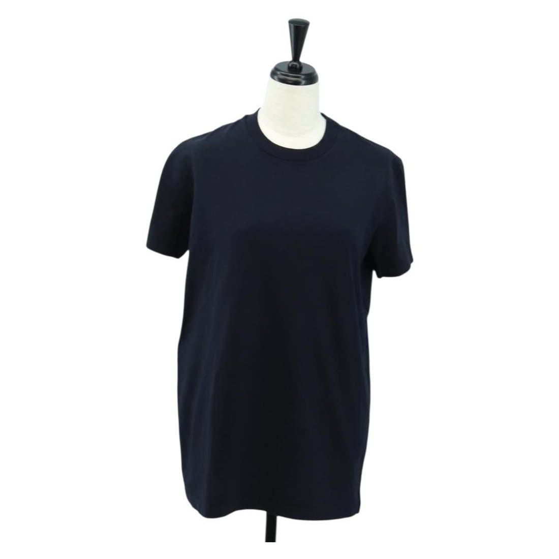 Prada Navy Cotton Short Sleeve T Shirt Size S: Prada Navy Cotton Short Sleeve T Shirt Size S Prada short-sleeved T-shirt in navy cotton, made in Italy. The item is size S and is described as condition rank B with reasonable wear and tear. It shows
